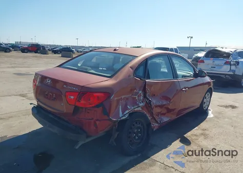 2008 Hyundai Elantra Gls/Se z USA, uszkodzony, nr VIN KMHDU46D78U517075